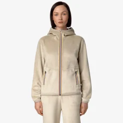 Donna K-Way Felpe^LILY VELOUR POLAR REVERSIBLE