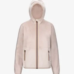 Donna K-Way Felpe^LILY VELOUR POLAR REVERSIBLE