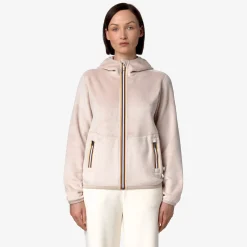 Donna K-Way Felpe^LILY VELOUR POLAR REVERSIBLE