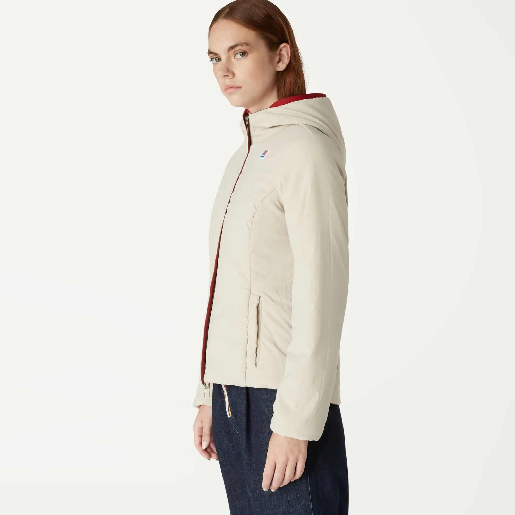 Donna K-Way Giacche Corte^LILY WARM REVERSIBLE
