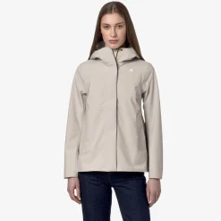 Donna K-Way Piumini E Giacche Lunghe^MADALINA BONDED JERSEY