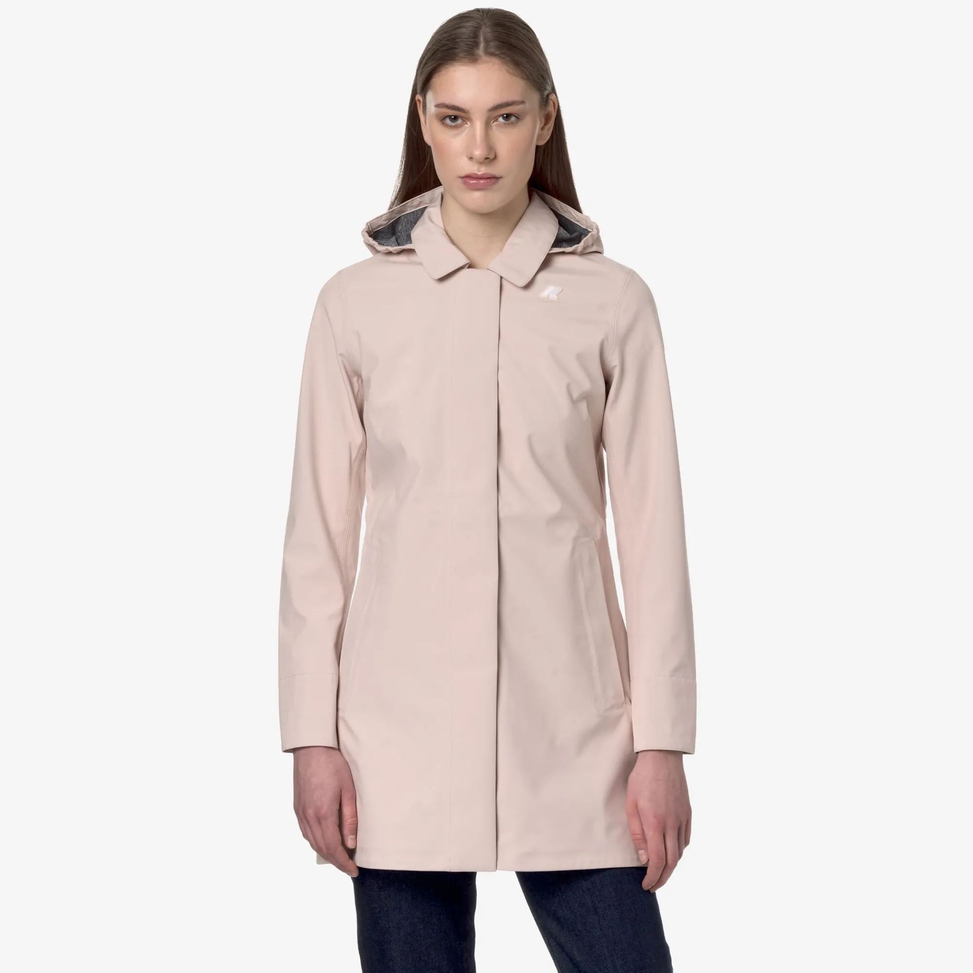 Donna K-Way Piumini E Giacche Lunghe^MATHY BONDED JERSEY