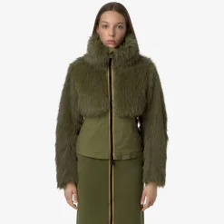 Donna K-Way Giacche Corte^MEL ECO FUR BONDED
