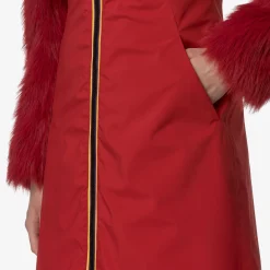 Donna K-Way Piumini E Giacche Lunghe^MENIL ECO FUR BONDED