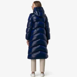 Donna K-Way Piumini E Giacche Lunghe^NEIVEL CRYSTAL CHINTZ THERMO HEAVY