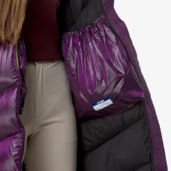 Donna K-Way Piumini E Giacche Lunghe^NEIVEL CRYSTAL CHINTZ THERMO HEAVY