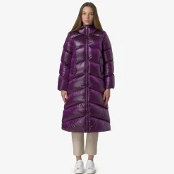 Donna K-Way Piumini E Giacche Lunghe^NEIVEL CRYSTAL CHINTZ THERMO HEAVY