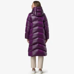 Donna K-Way Piumini E Giacche Lunghe^NEIVEL CRYSTAL CHINTZ THERMO HEAVY