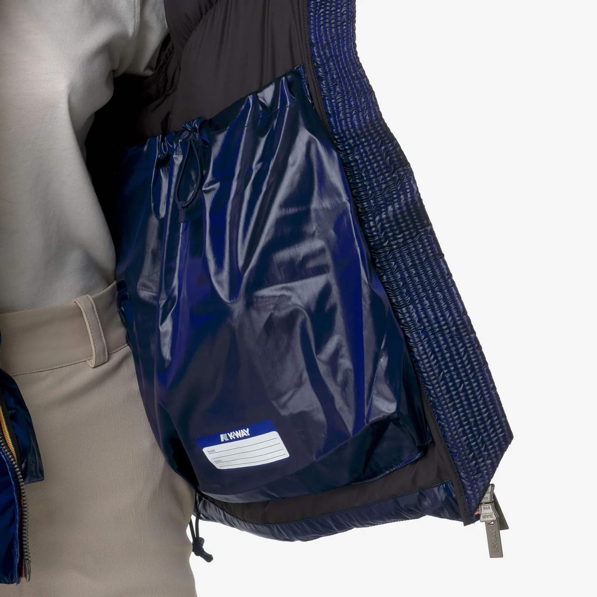 Donna K-Way Giacche Corte^NINEV CRYSTAL CHINTZ THERMO HEAVY