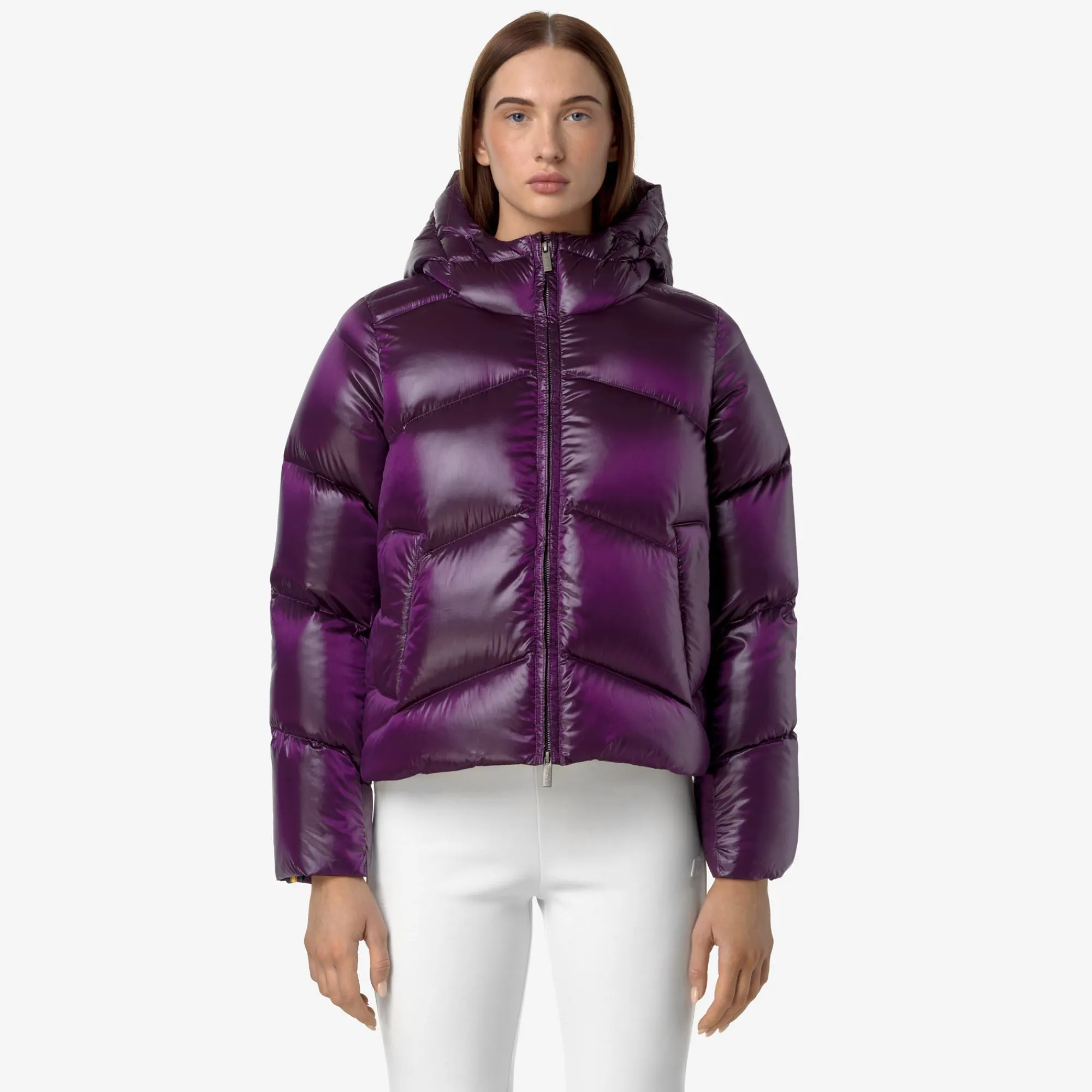 Donna K-Way Giacche Corte^NINEV CRYSTAL CHINTZ THERMO HEAVY