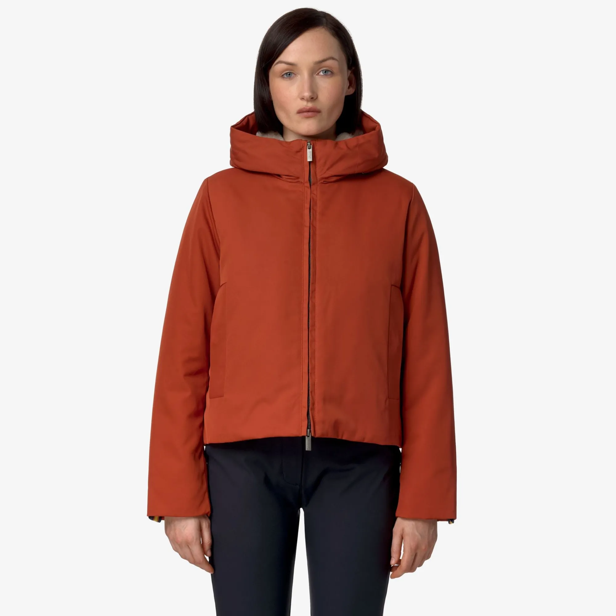 Donna K-Way Giacche Corte^OLGA TWILL FUR