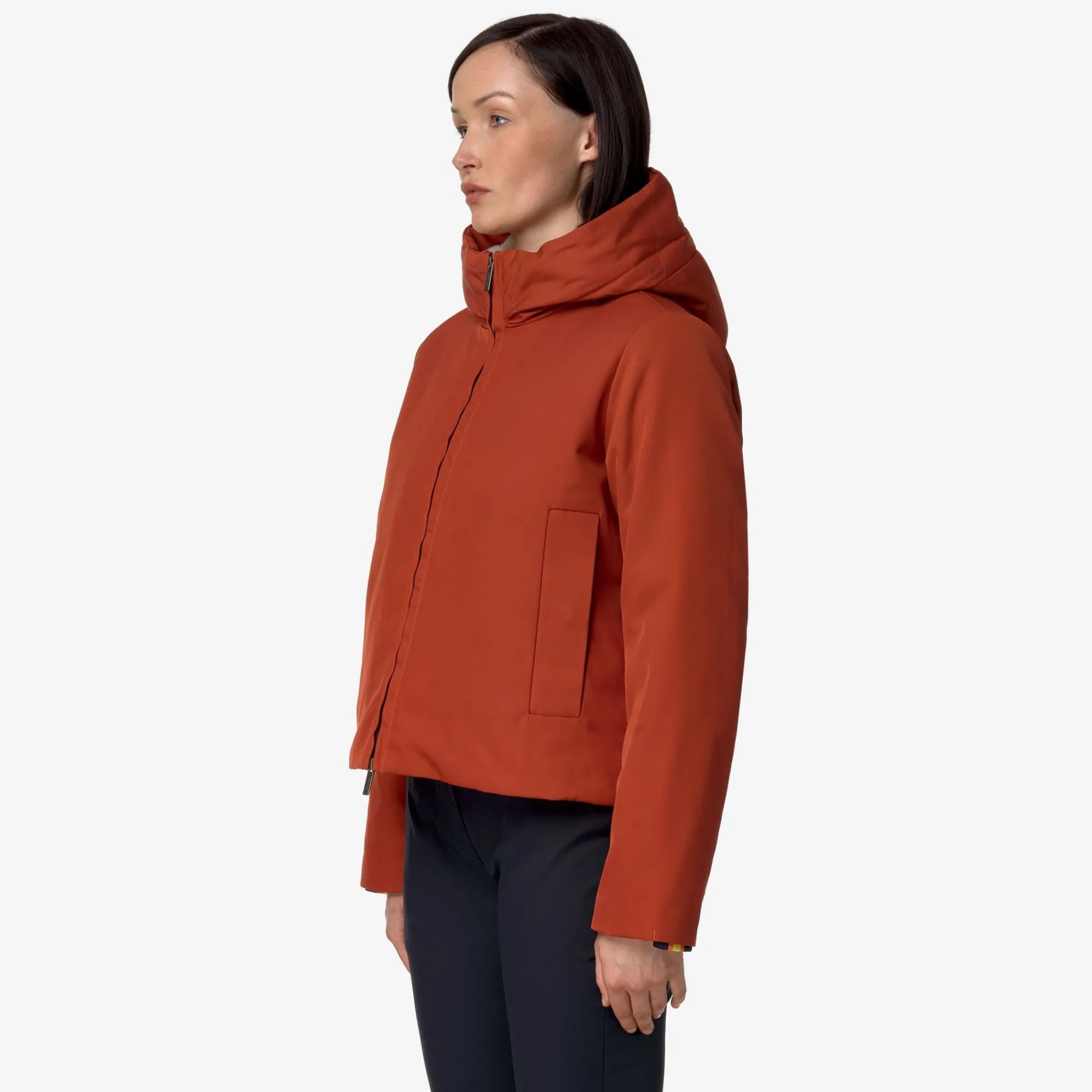Donna K-Way Giacche Corte^OLGA TWILL FUR