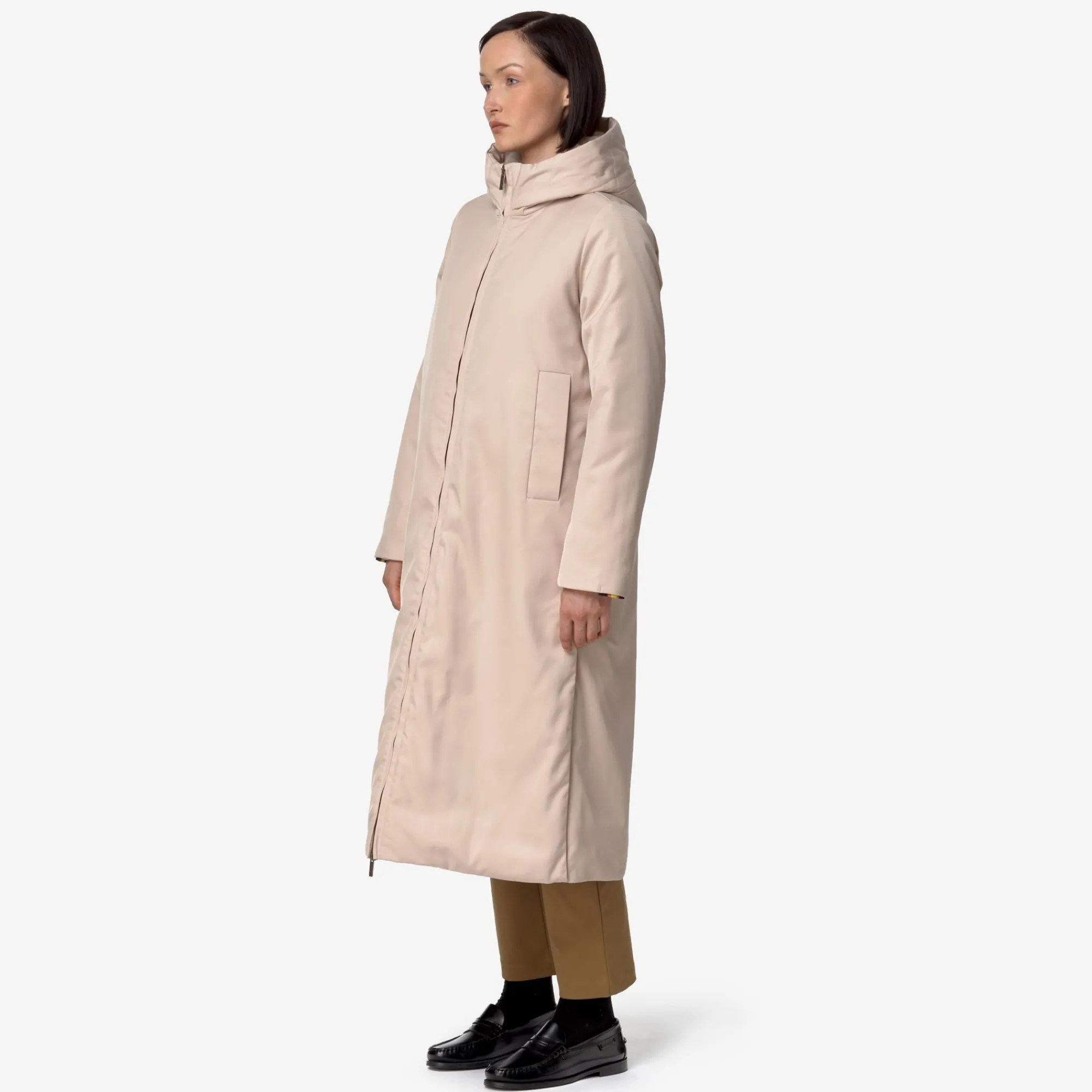 Donna K-Way Piumini E Giacche Lunghe^OLLER TWILL FUR