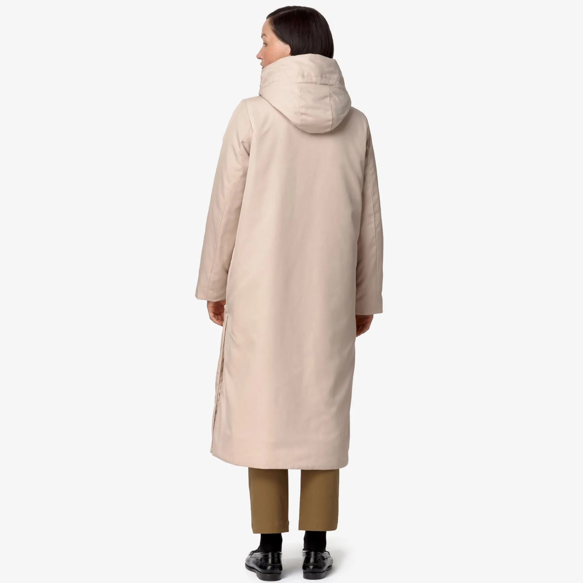 Donna K-Way Piumini E Giacche Lunghe^OLLER TWILL FUR