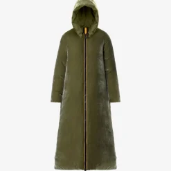 Donna K-Way Piumini E Giacche Lunghe^ORLEN VELVET THERMO REVERSIBLE