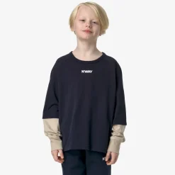 K-Way T-shirt^P. ELMER PEACH REVERSIBLE SLEEVE