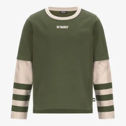 K-Way T-shirt^P. ELMERINE PEACH REVERSIBLE SLEEVES