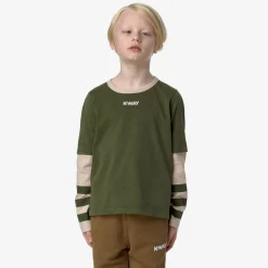 K-Way T-shirt^P. ELMERINE PEACH REVERSIBLE SLEEVES