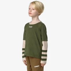 K-Way T-shirt^P. ELMERINE PEACH REVERSIBLE SLEEVES