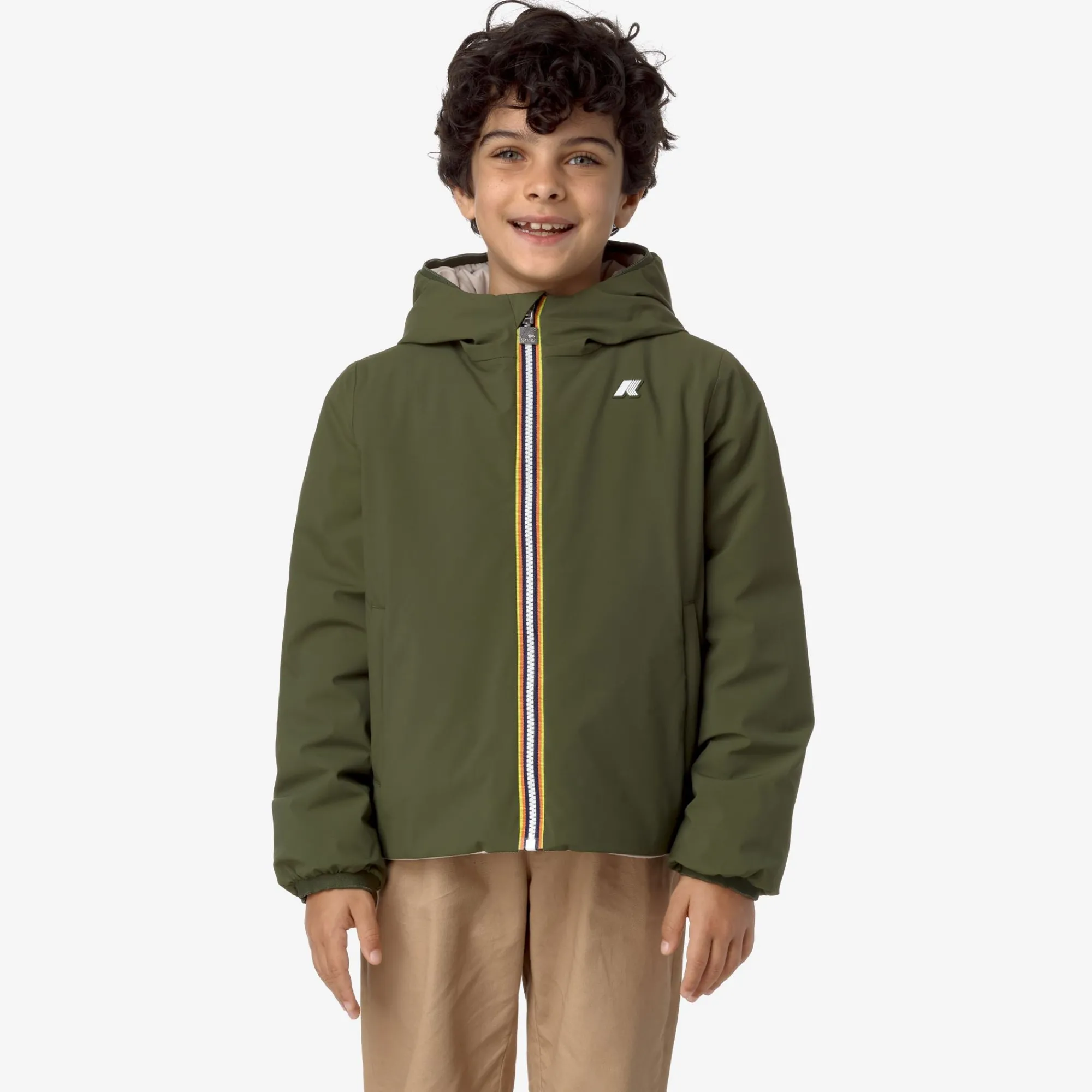 K-Way Giacche Corte^P. JACK ST WARM REVERSIBLE
