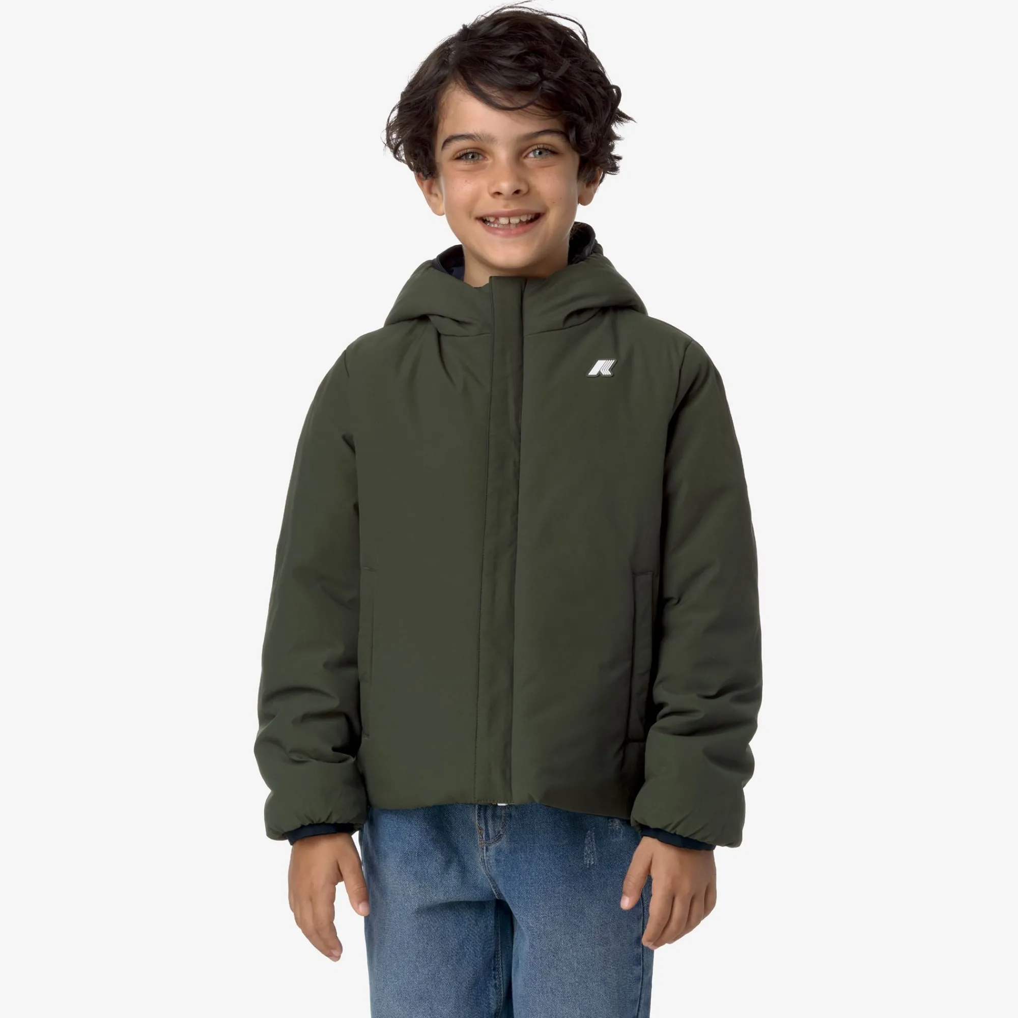 K-Way Giacche Corte^P. JACK ST WARM REVERSIBLE