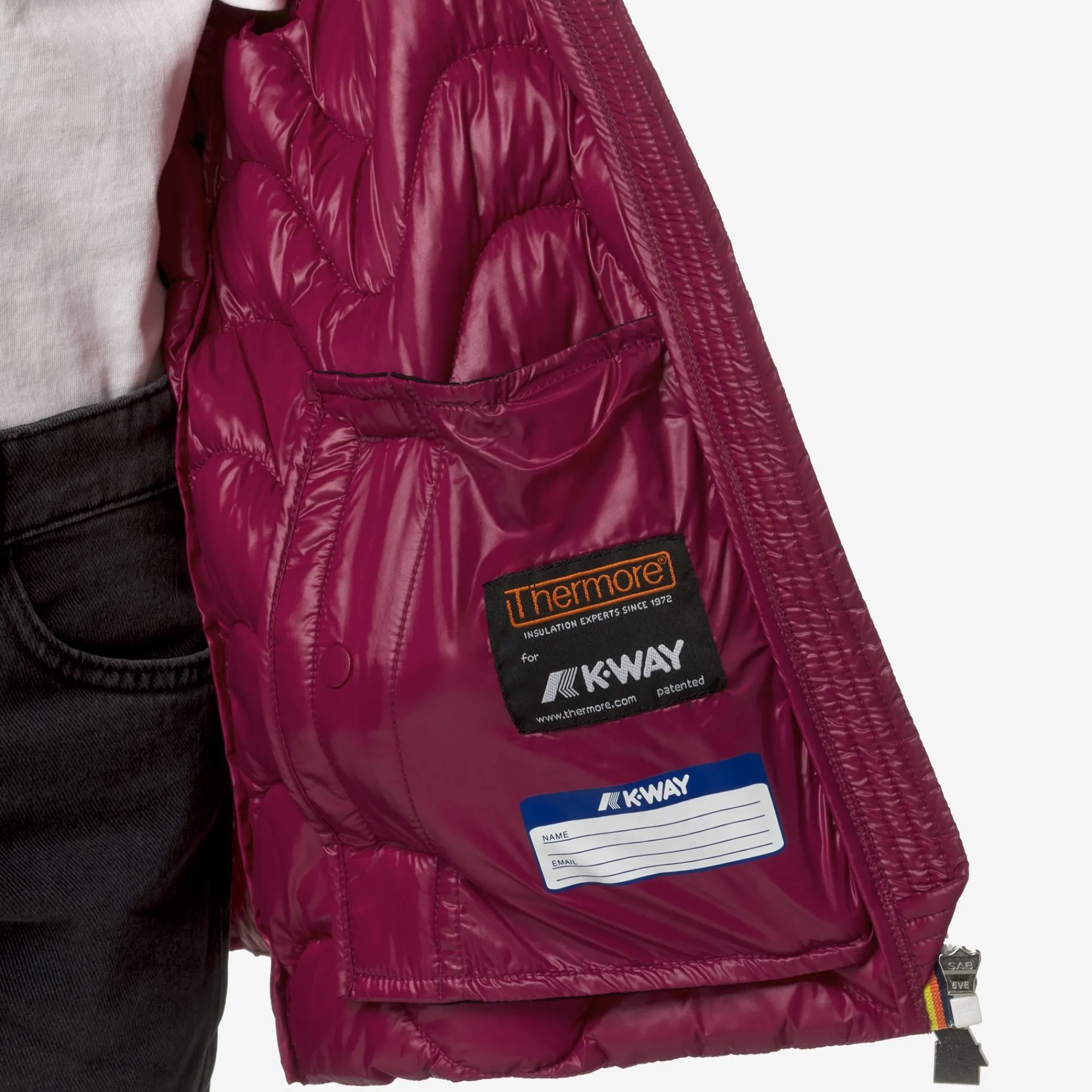 K-Way Giacche Corte^P. MADLAINE QUILTED WARM