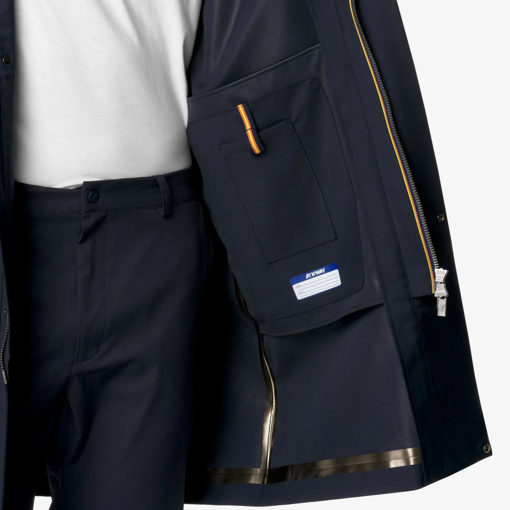 Uomo K-Way Piumini E Giacche Lunghe^POIROL TECH WOOL BLEND