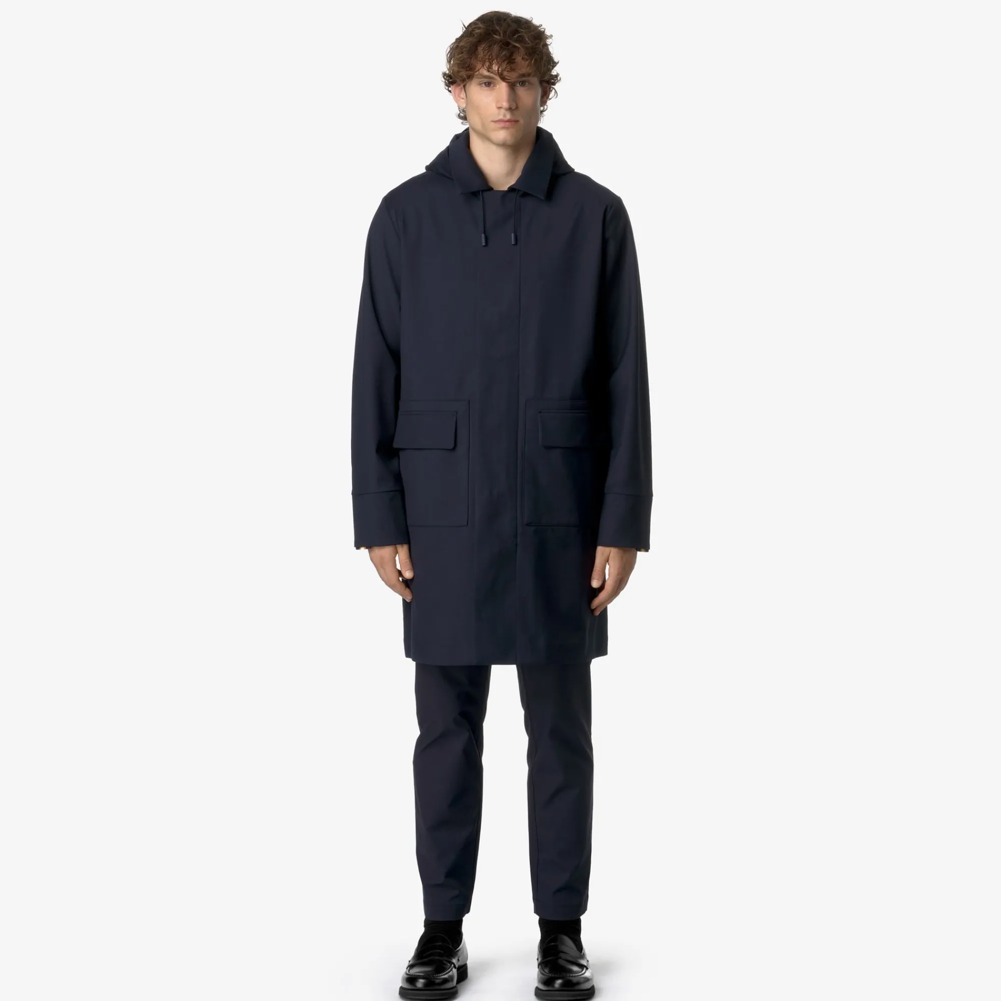 Uomo K-Way Piumini E Giacche Lunghe^POIROL TECH WOOL BLEND