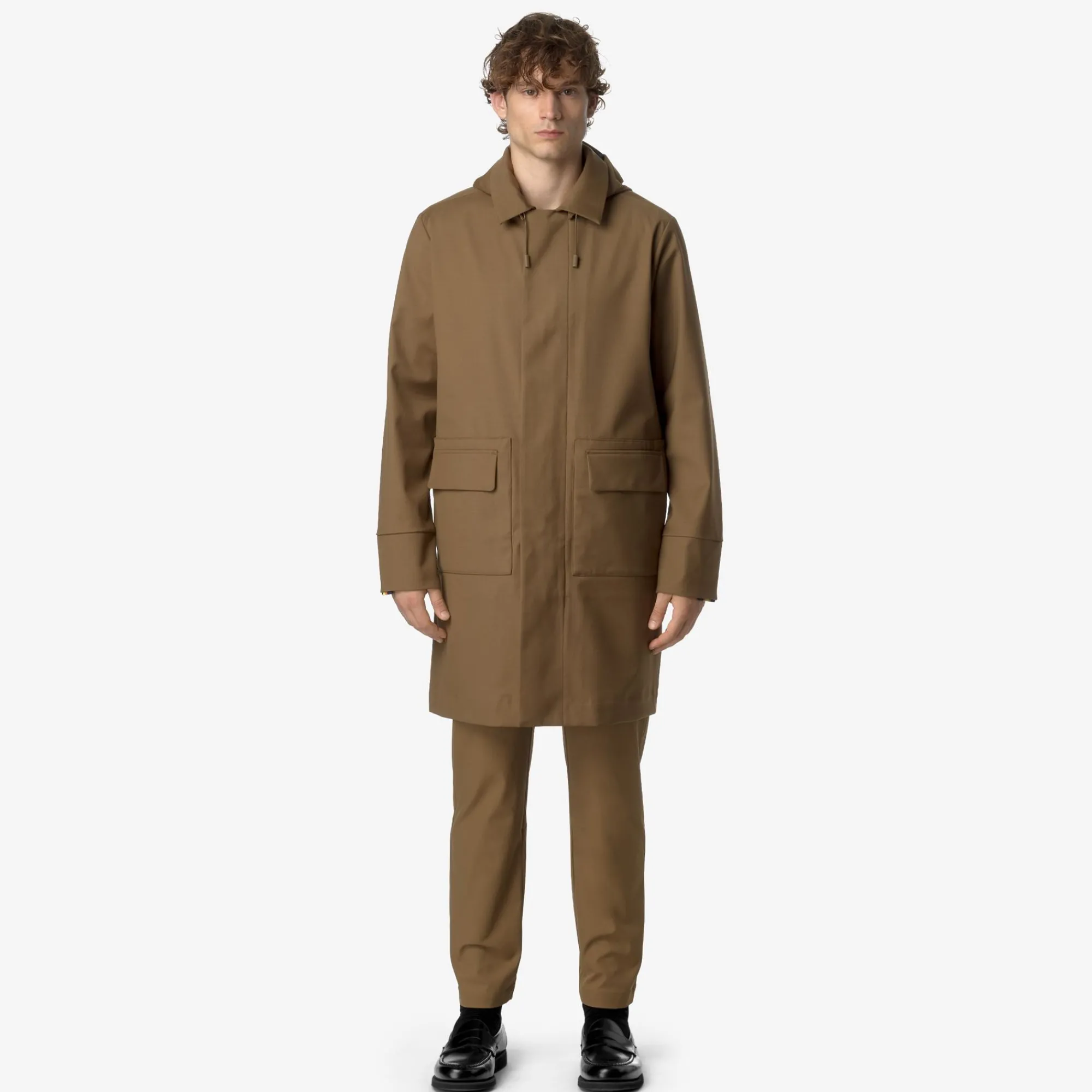 Uomo K-Way Piumini E Giacche Lunghe^POIROL TECH WOOL BLEND