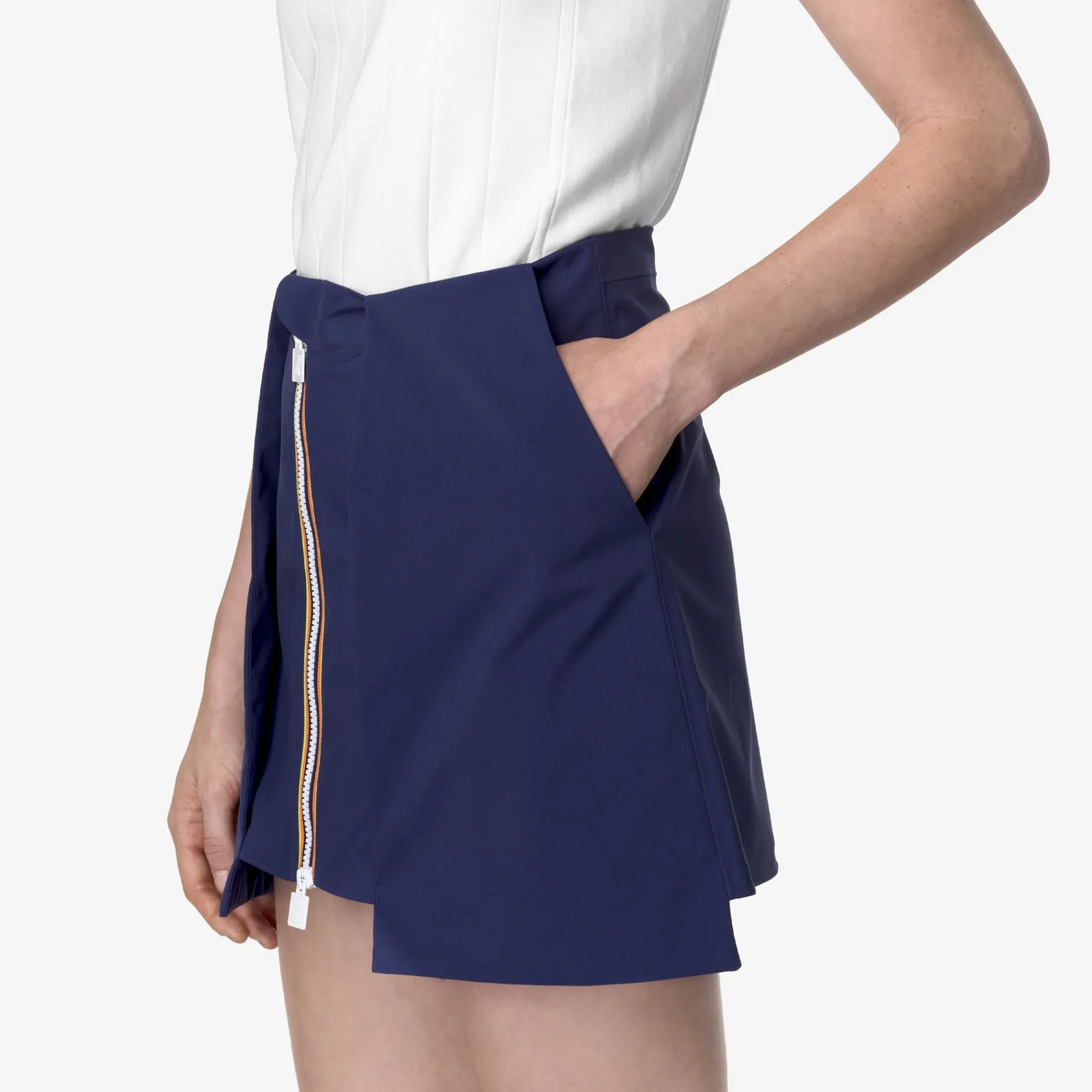 Donna K-Way Gonne^SHOKIEL POCKETS BONDED JERSEY