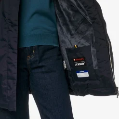 Donna K-Way Piumini E Giacche Lunghe^SOPHIE MICRO RIPSTOP MARMOTTA