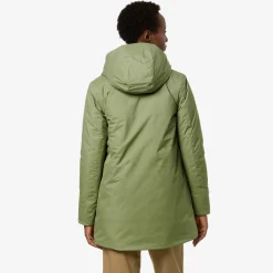 Donna K-Way Piumini E Giacche Lunghe^SOPHIE MICRO RIPSTOP MARMOTTA