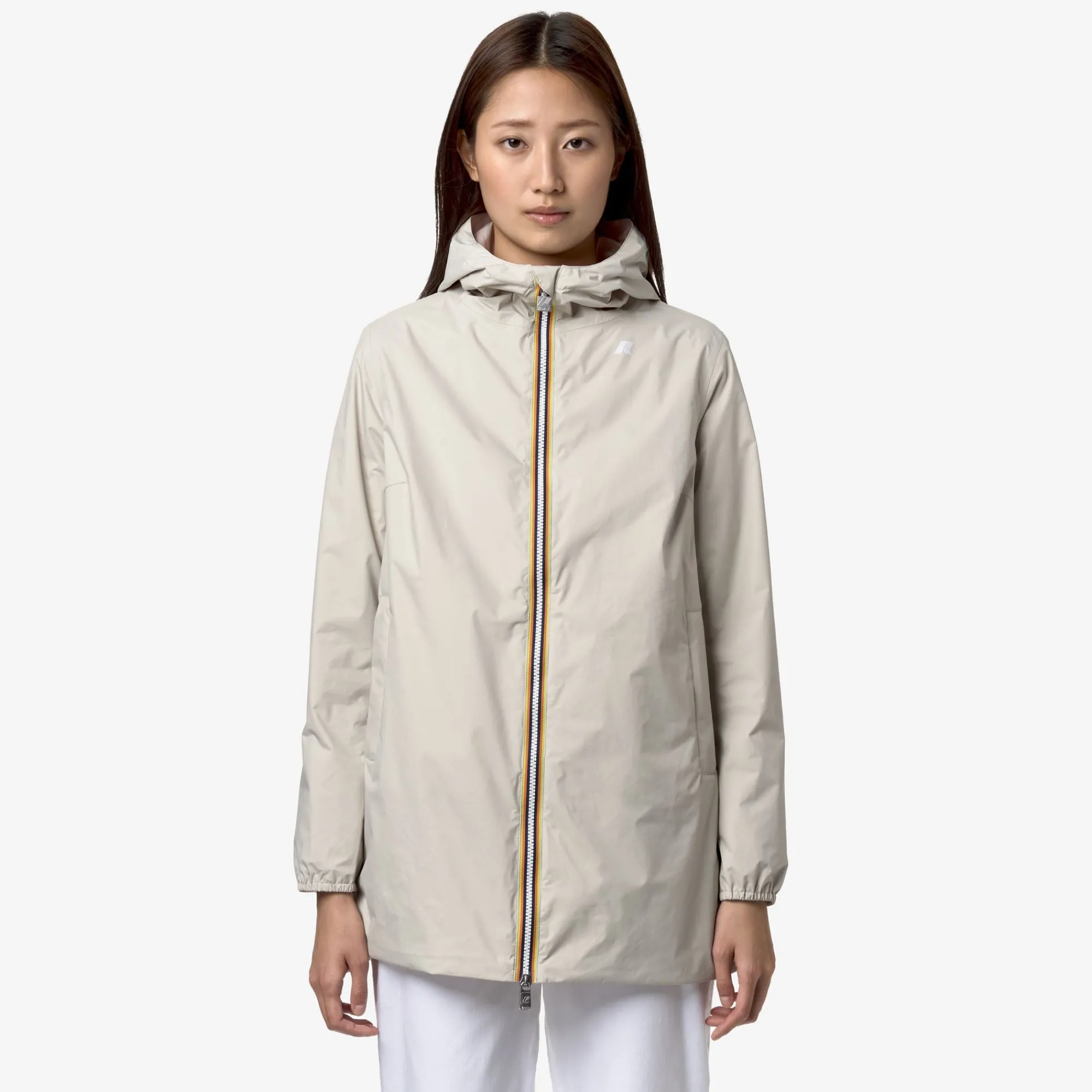 Donna K-Way Piumini E Giacche Lunghe^SOPHIE PLUS.2 REVERSIBLE