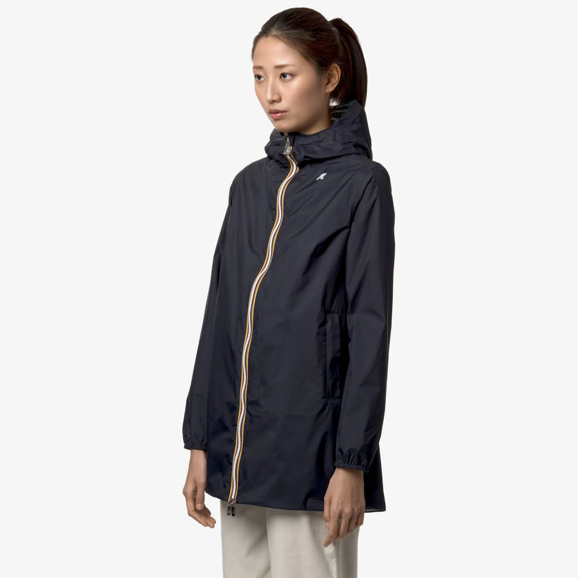Donna K-Way Piumini E Giacche Lunghe^SOPHIE PLUS.2 REVERSIBLE