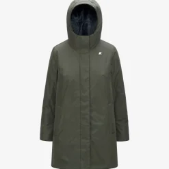 Donna K-Way Piumini E Giacche Lunghe^SOPHIE SOFT TOUCH MARMOTTA