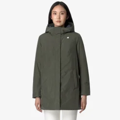 Donna K-Way Piumini E Giacche Lunghe^SOPHIE SOFT TOUCH MARMOTTA