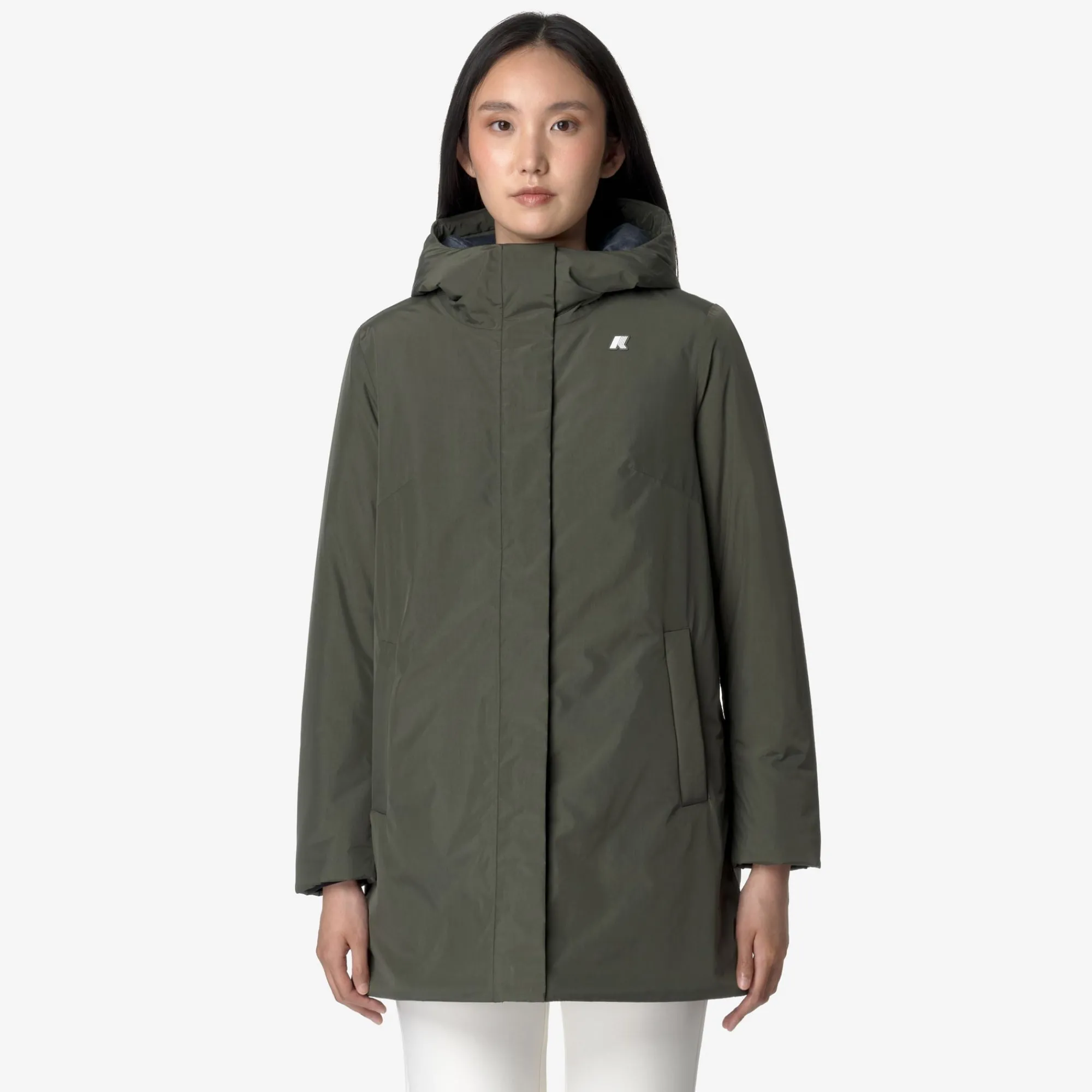 Donna K-Way Piumini E Giacche Lunghe^SOPHIE SOFT TOUCH MARMOTTA