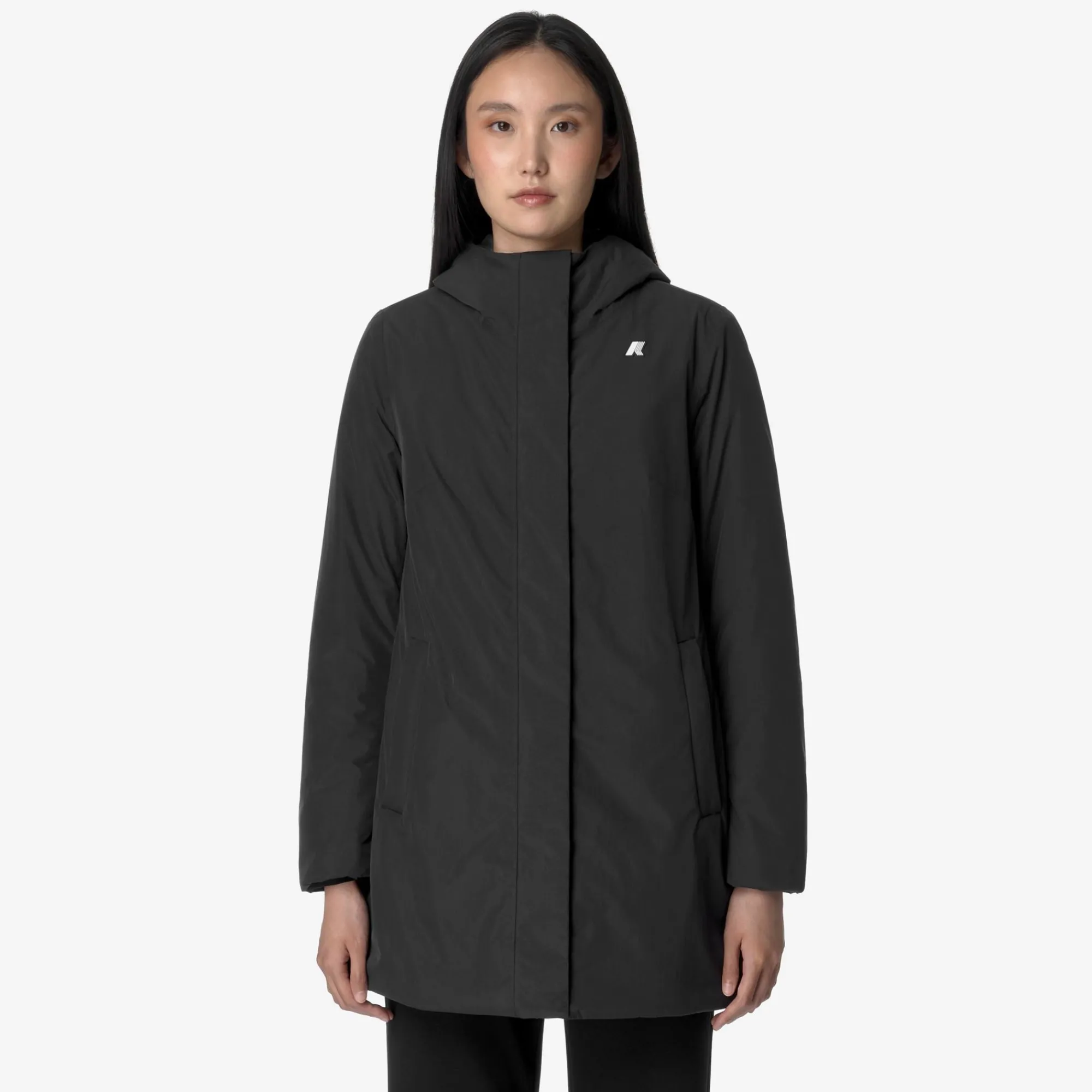 Donna K-Way Piumini E Giacche Lunghe^SOPHIE SOFT TOUCH MARMOTTA