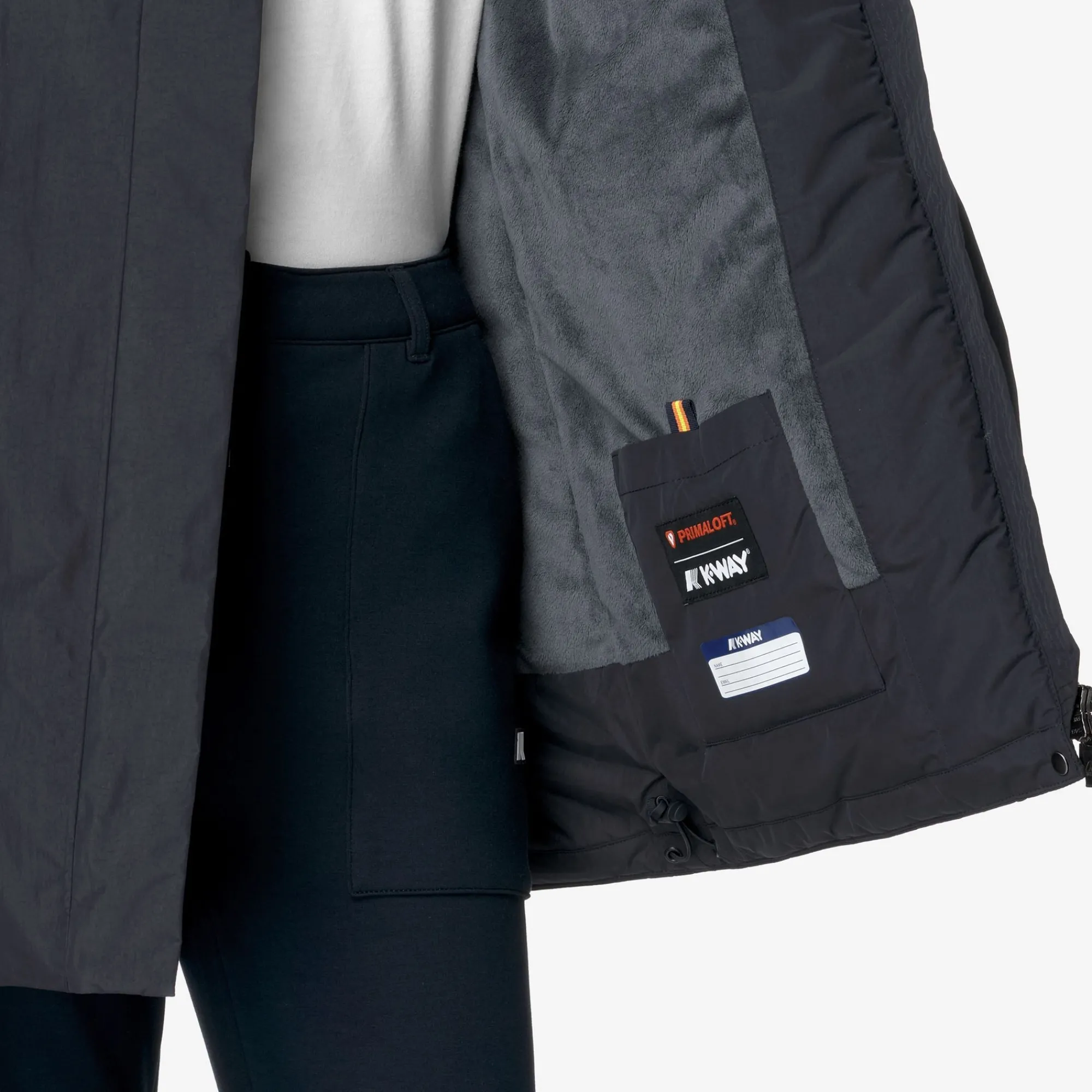 Donna K-Way Piumini E Giacche Lunghe^SOPHIE SOFT TOUCH MARMOTTA