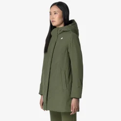 Donna K-Way Piumini E Giacche Lunghe^SOPHIE SOFT TOUCH MARMOTTA
