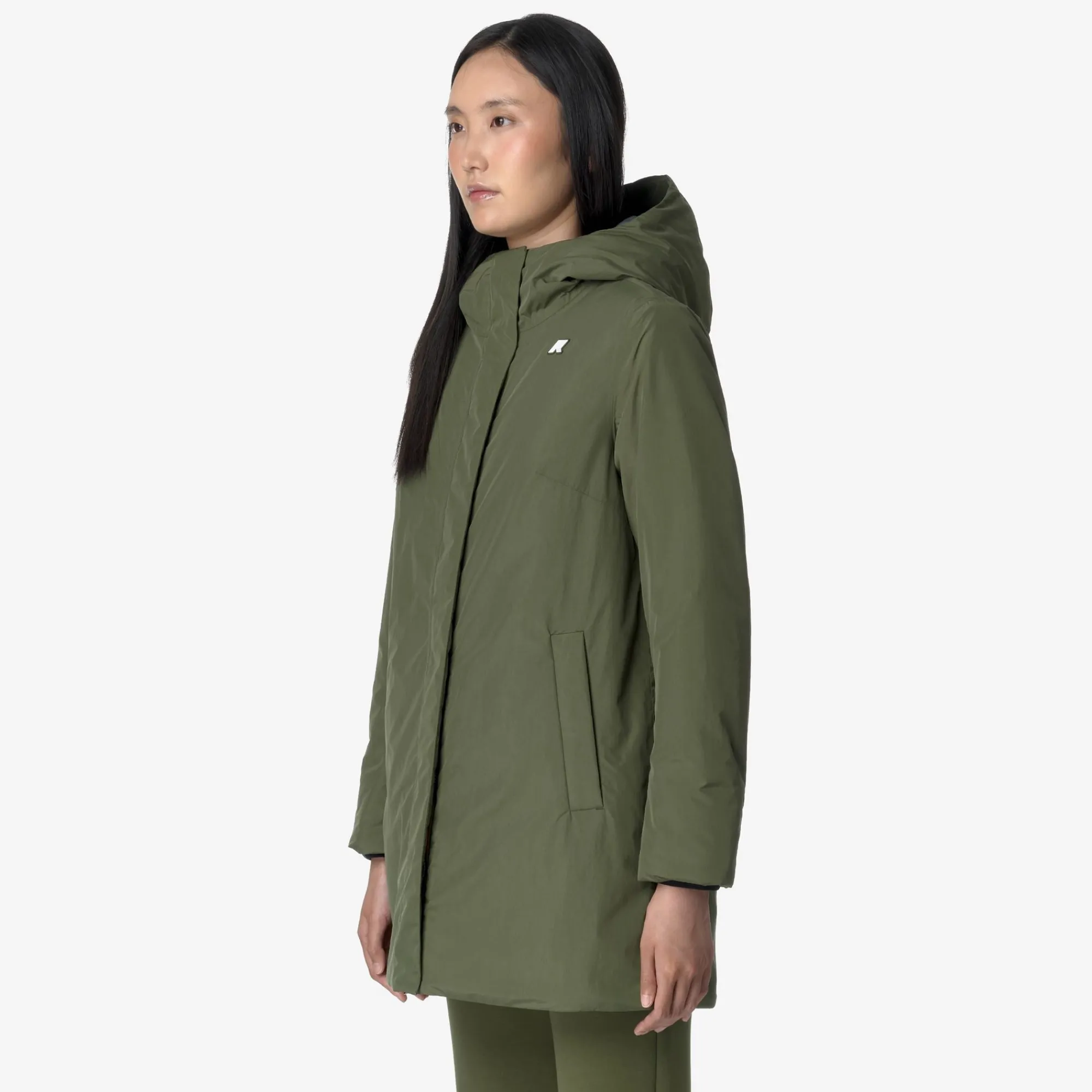 Donna K-Way Piumini E Giacche Lunghe^SOPHIE SOFT TOUCH MARMOTTA