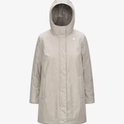 Donna K-Way Piumini E Giacche Lunghe^SOPHIE SOFT TOUCH MARMOTTA