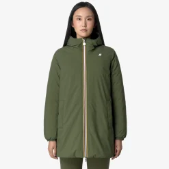 Donna K-Way Piumini E Giacche Lunghe^SOPHIE ST THERMO REVERSIBLE