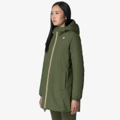 Donna K-Way Piumini E Giacche Lunghe^SOPHIE ST THERMO REVERSIBLE