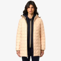 Donna K-Way Piumini E Giacche Lunghe^SOPHIE ST THERMO REVERSIBLE