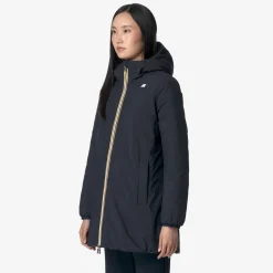 Donna K-Way Piumini E Giacche Lunghe^SOPHIE ST THERMO REVERSIBLE