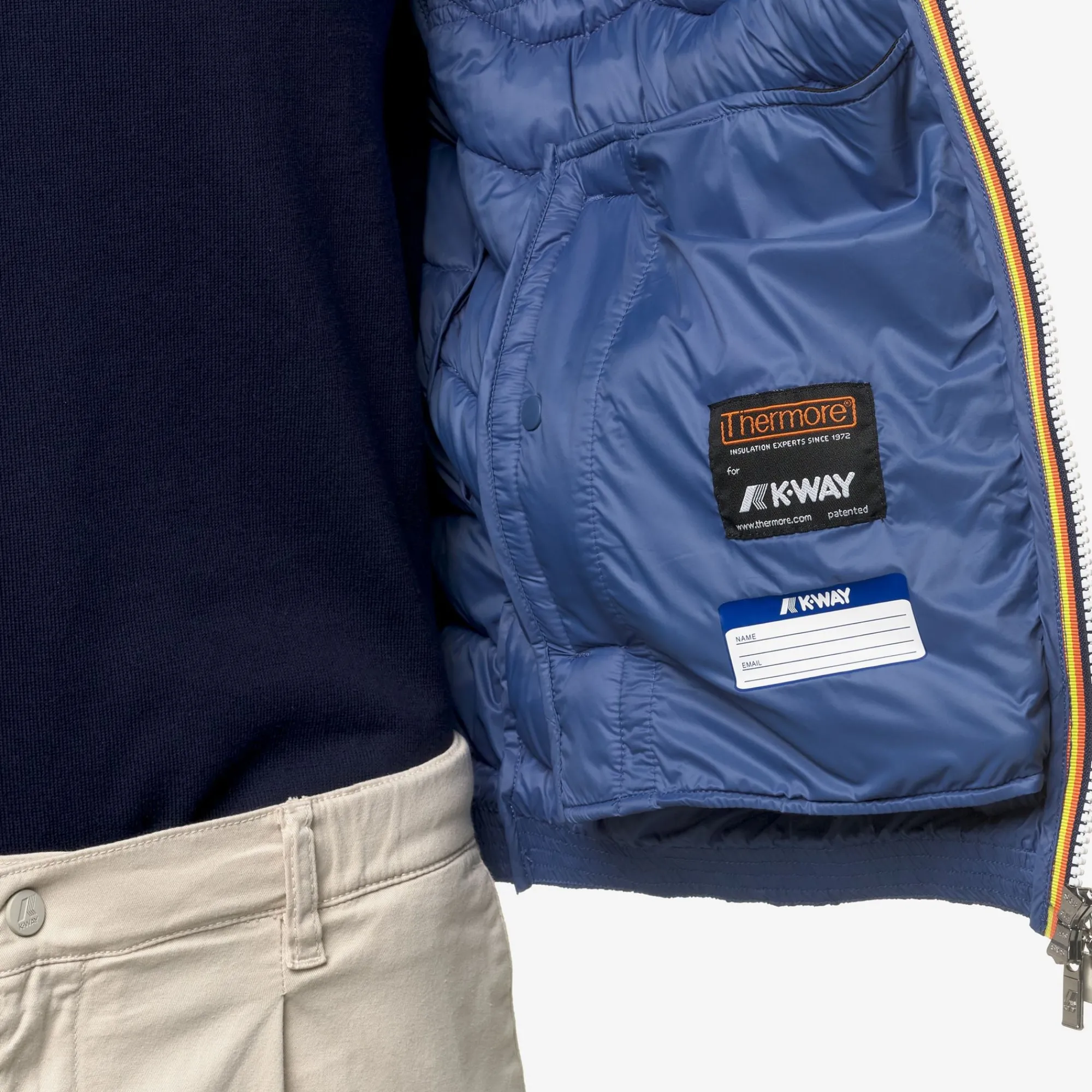 Uomo K-Way Gilet^VALEN QUILTED WARM