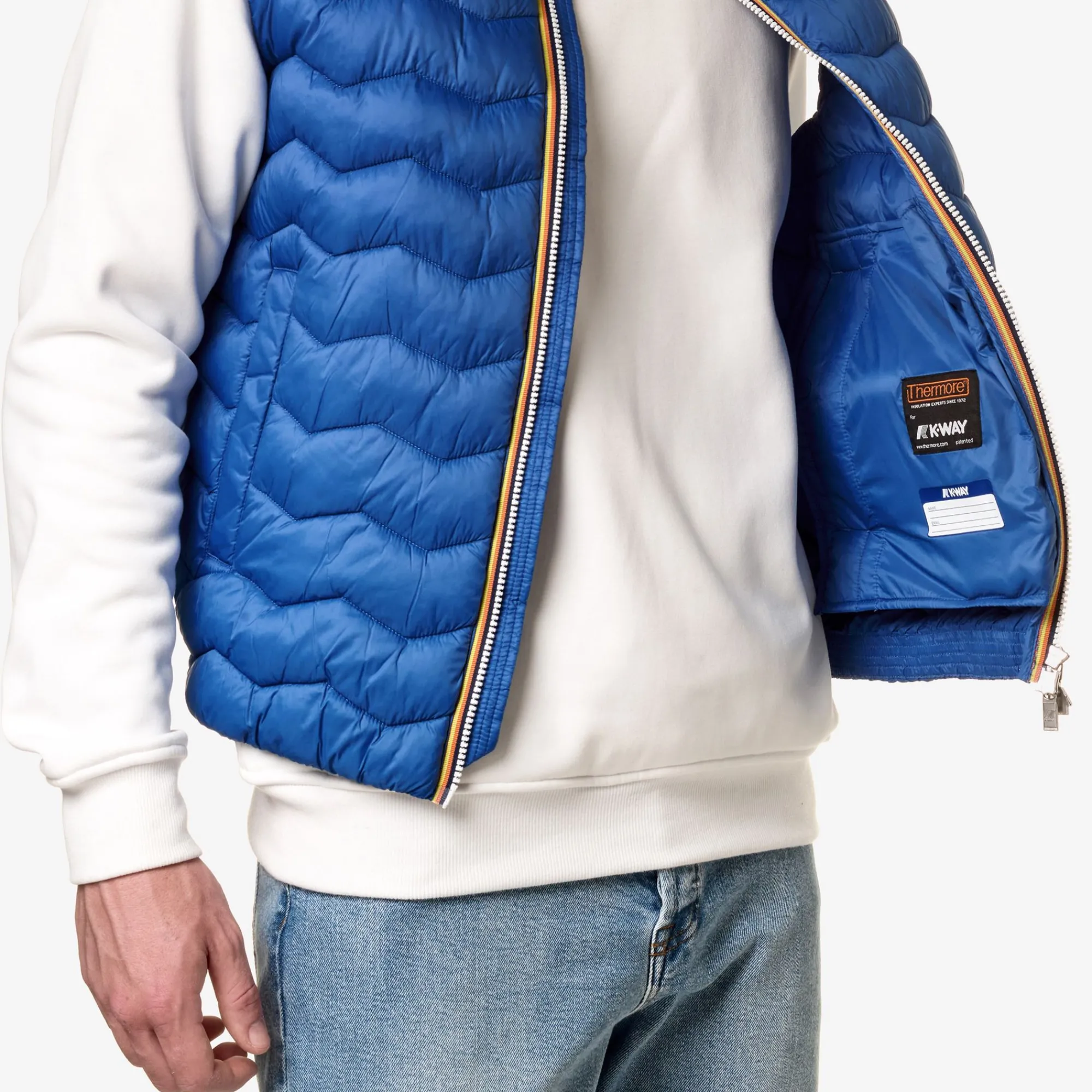 Uomo K-Way Gilet^VALEN QUILTED WARM