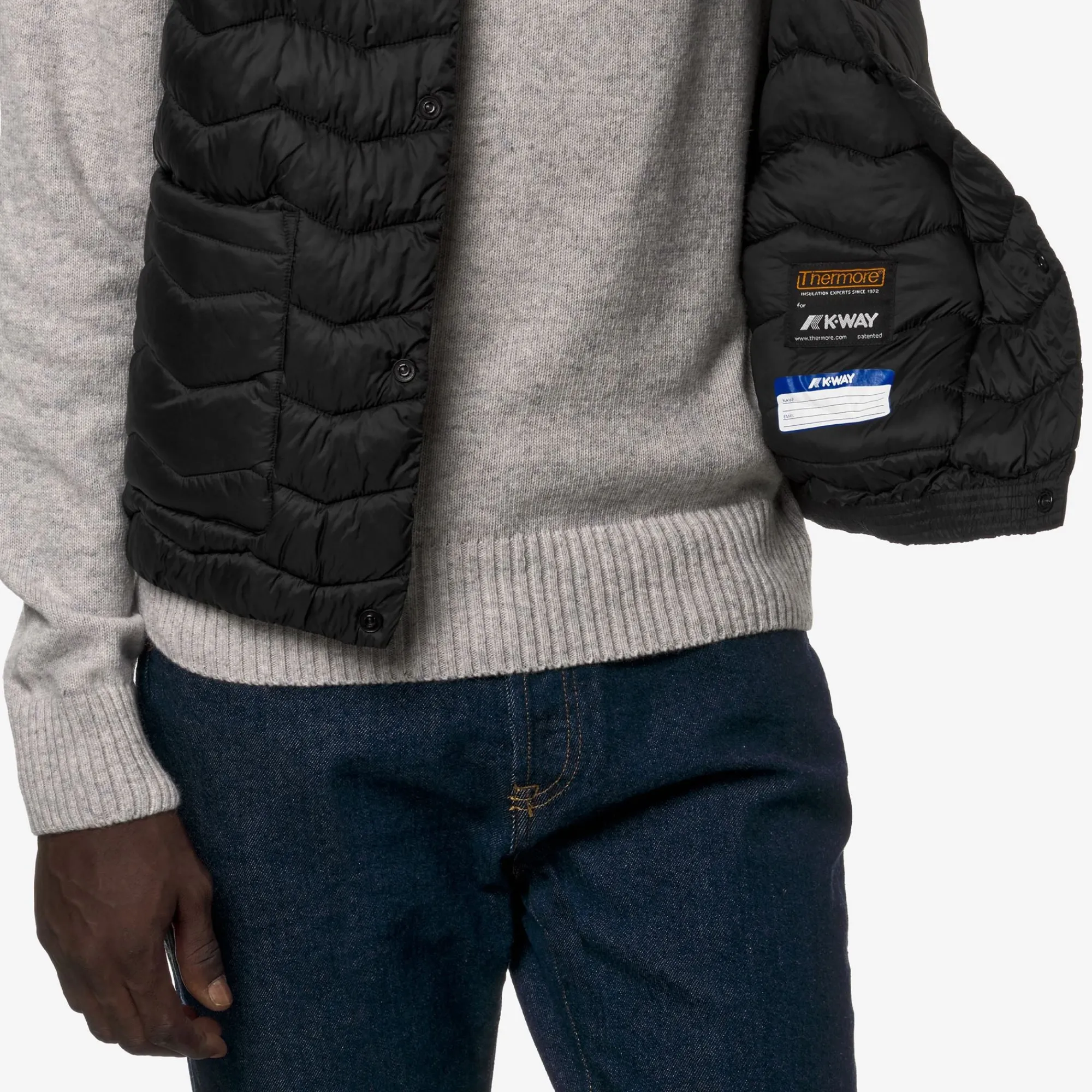 Uomo K-Way Gilet^VALTY QUILTED WARM