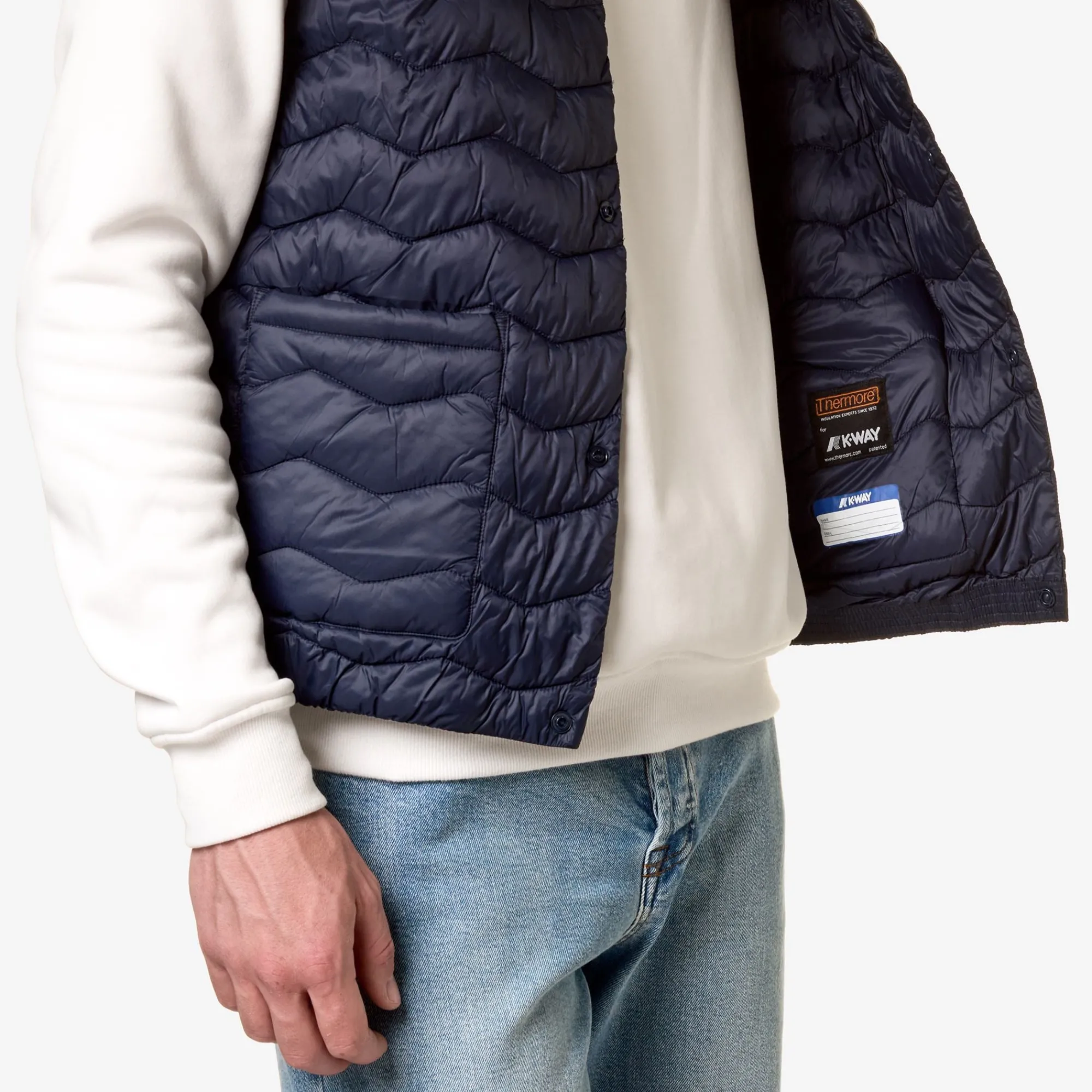 Uomo K-Way Gilet^VALTY QUILTED WARM
